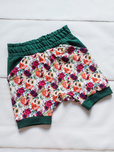 Roses Grow Along Shorts And Tee Set- 3-6 Year